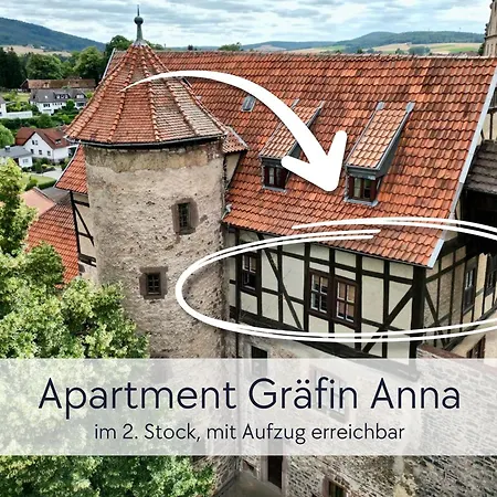 Graefin Anna - Rueckzugsort Fuer Freundetreffen In Der Historischen Hinterburg - 2 Schlafzimmer, Altstadtlage, Garten, Aufzug, Hund Willkommen シュリッツ