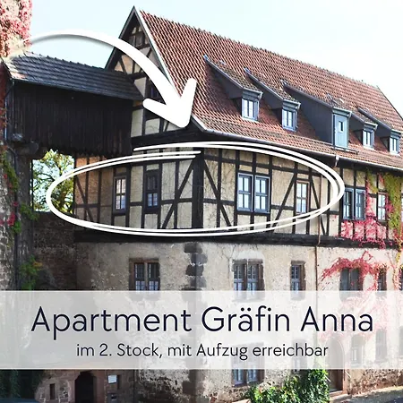 Appartement Graefin Anna - Rueckzugsort Fuer Freundetreffen In Der Historischen Hinterburg - 2 Schlafzimmer, Altstadtlage, Garten, Aufzug, Hund Willkommen