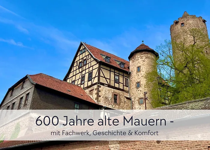 Graefin Anna - Rueckzugsort Fuer Freundetreffen In Der Historischen Hinterburg - 2 Schlafzimmer, Altstadtlage, Garten, Aufzug, Hund Willkommen *