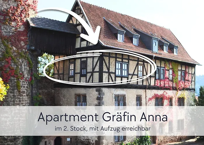 Apartman Graefin Anna - Rueckzugsort Fuer Freundetreffen In Der Historischen Hinterburg - 2 Schlafzimmer, Altstadtlage, Garten, Aufzug, Hund Willkommen